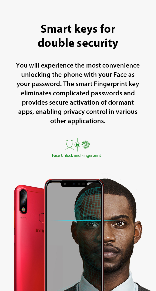 Infinix Hot 7 Pro Double Security