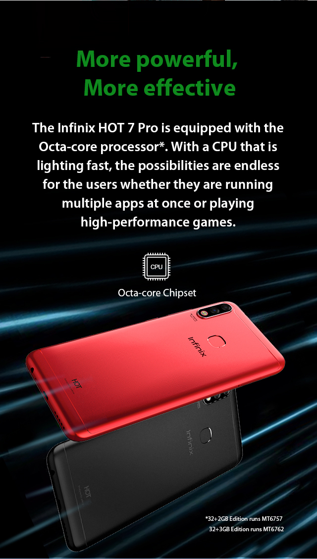Infinix Hot 7 Pro Double Processor